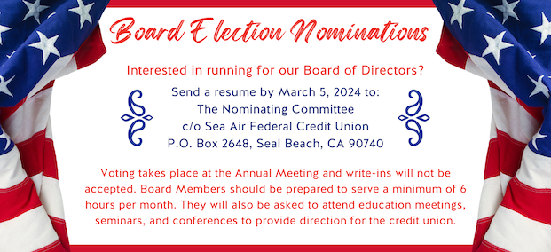 Board Election Nominations Announcement